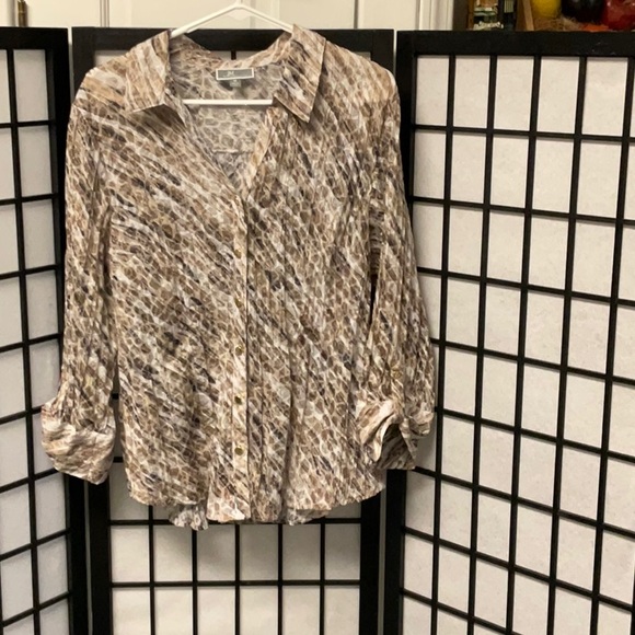 JM COLLECTION   blouse size 14  excellent condition with free camisole - Picture 2 of 11